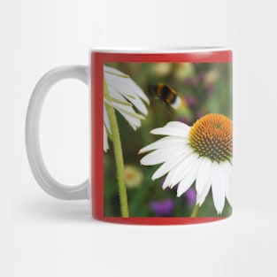 Echinacea Purpurea with Bee Mug